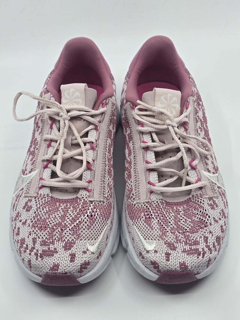Nike- "SuperRep Go 3 Flyknit" Trainers - Color: Desert Berry Sail- Size:10- New